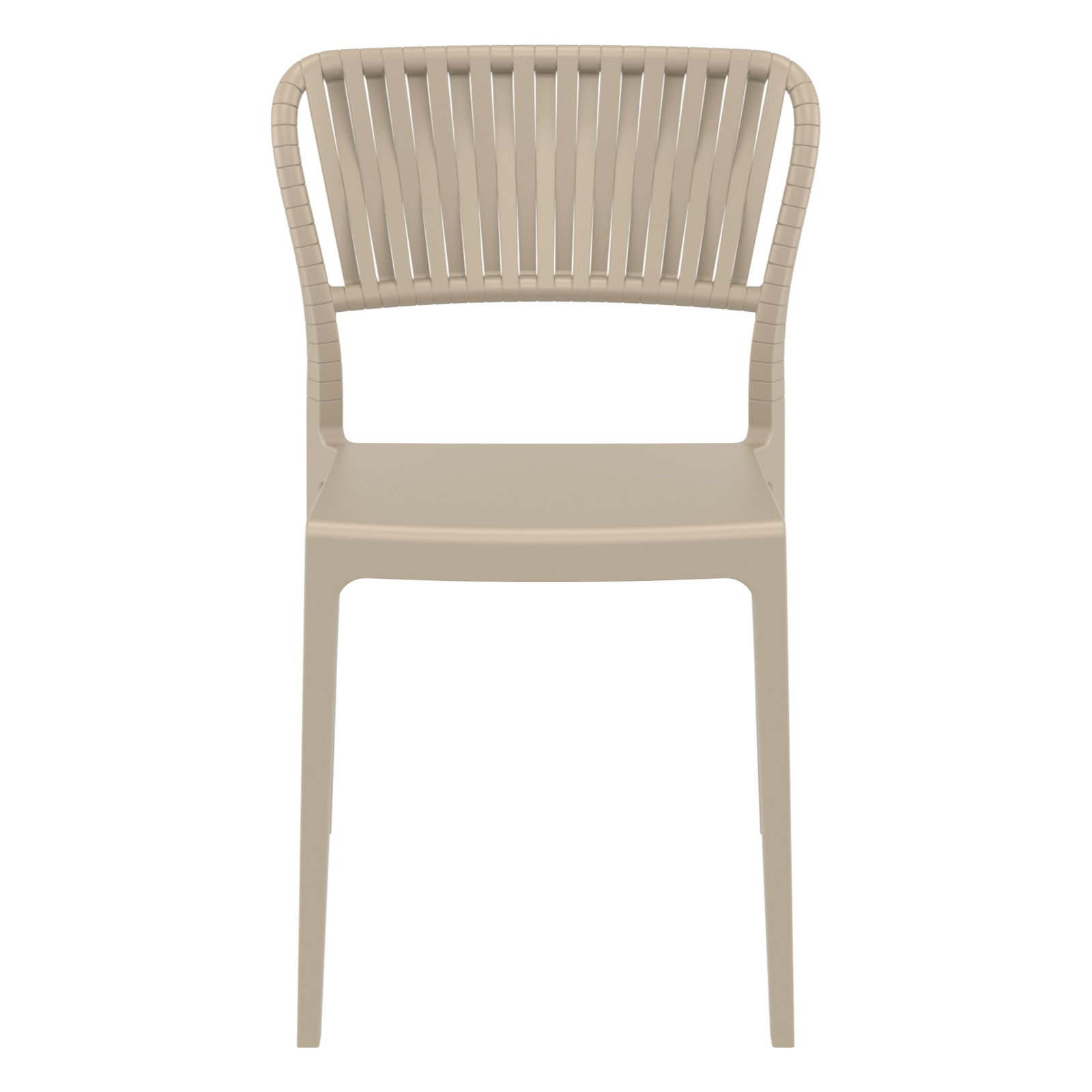 Newport Outdoor Stacking Dining Armchair, Taupe