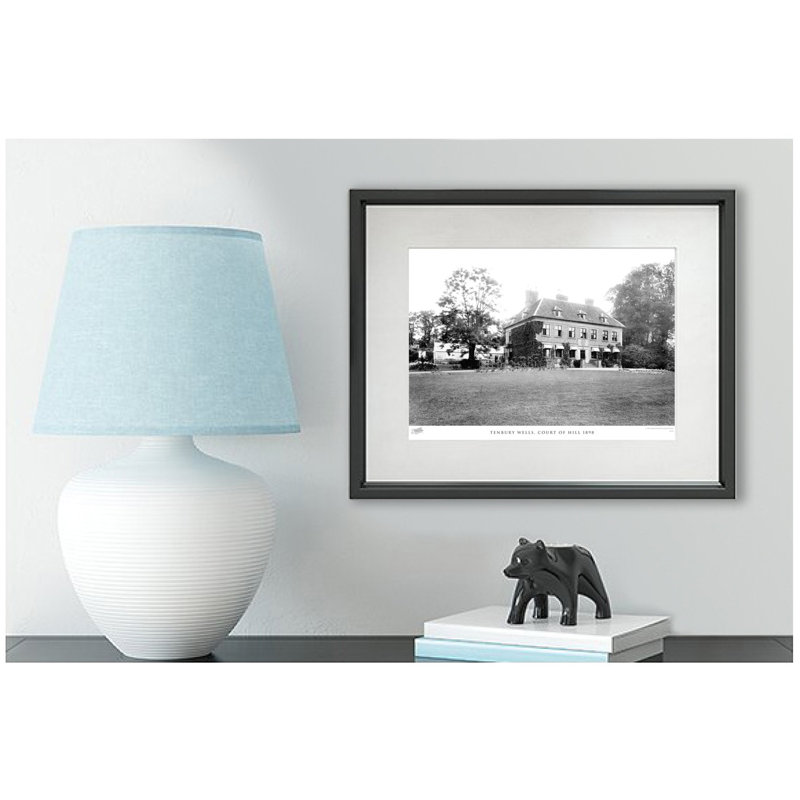 Tenbury Wells, Court Of Hill 1898 by Francis Frith - Single Picture Frame Print, 28cm H x 36cm W x 2.3cm D