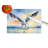 Gull Flying Low Glass Cutting Board