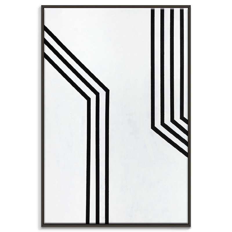 Chalie MacRae - Painting on Canvas, 76cm H x 51cm W, Black