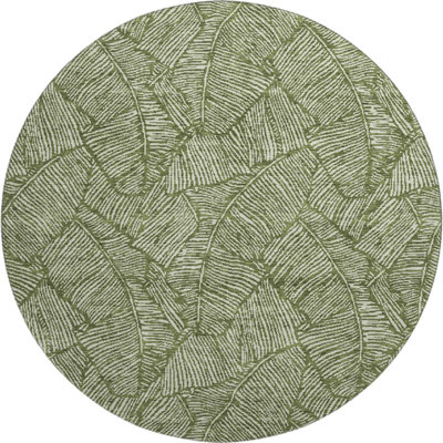Premium Machine Washable Prisco Olive Rug