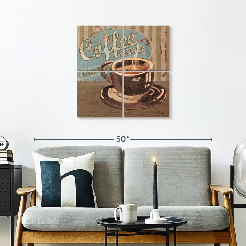 Plaque Tergel Coffee Brew II, H 26 po x l 26 po