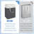 3-Pack Laundry Basket, Freestanding＆Waterproof Laundry Hamper, Collapsible Tall Clothes Hamper With Easy Carry Handles For Clothes, Towels In The Family And Dorm,88L