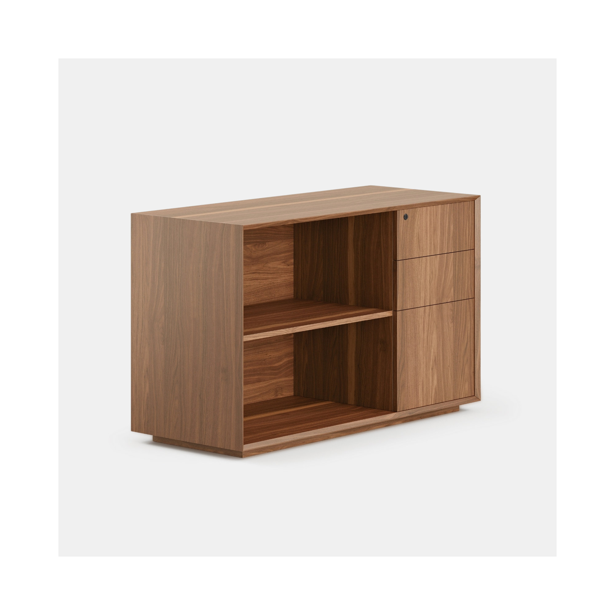 Credenza, Right, Walnut