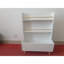 Bibliothèque, porte-revues et livres, organisateur de livres, armoire de rangement pour jouets, blanc