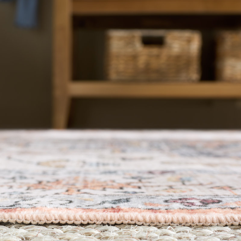 Msrw Arizona 109 Performance Machine Washable Oriental Rug, Rectangle 5' x 7'