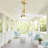 48 Inch Modern Ceiling Fan With Lights 3 Wood Fan Blade Noiseless Reversible Motor Remote Control-1076788445-1076788442