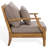 Clairmont Teakwood Patio Armchair-112366899