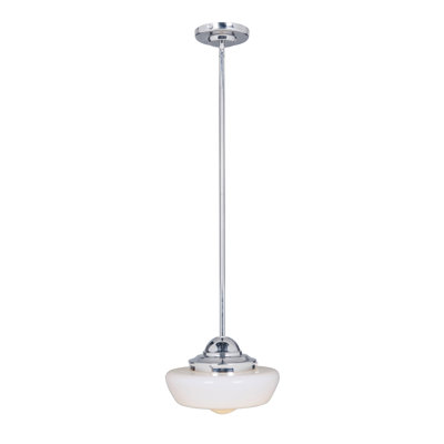 Luminaire suspendu 1 lumières scolaire single Hartleton
