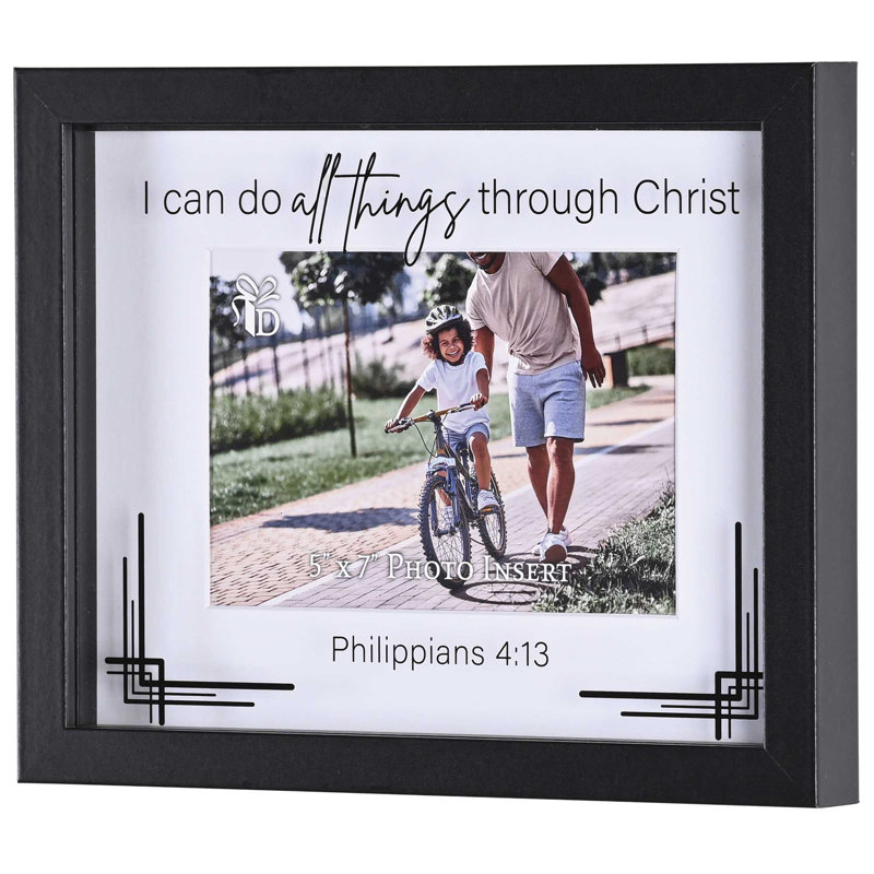 Black Picture Frame with Mat