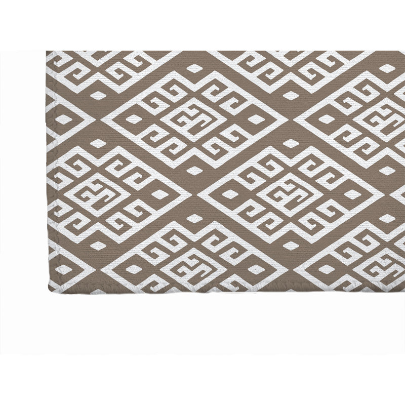 Tapis de cuisine Athana, Brun, Rectangulaire 2 pi x 3 pi