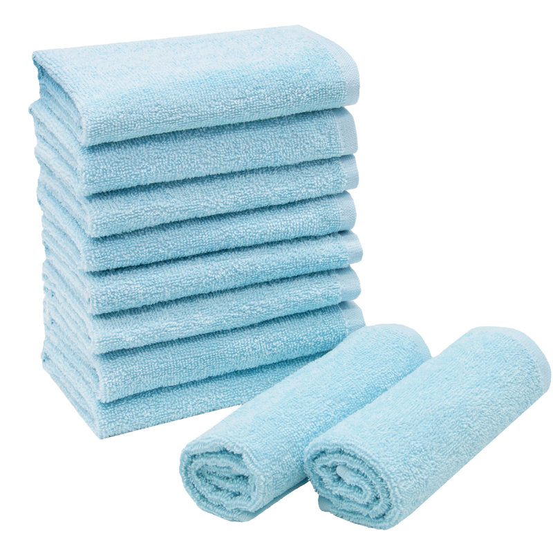Midweight Bath Towel, Light Blue