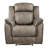 Comfortable Reclining Furniture In Sandy Brown Microfiber With Pocket Coils Chair Feature And High Foam Padding