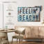 «Feelin 'Beachy Sign», reproduction sur toile tendue-1325017307