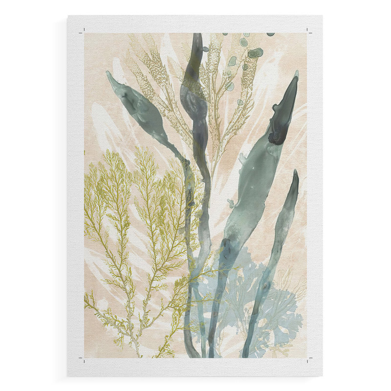 «Vintage Ocean Jewels I», impression sur toile seulement - non encadrée, H 60 po x l 40 po
