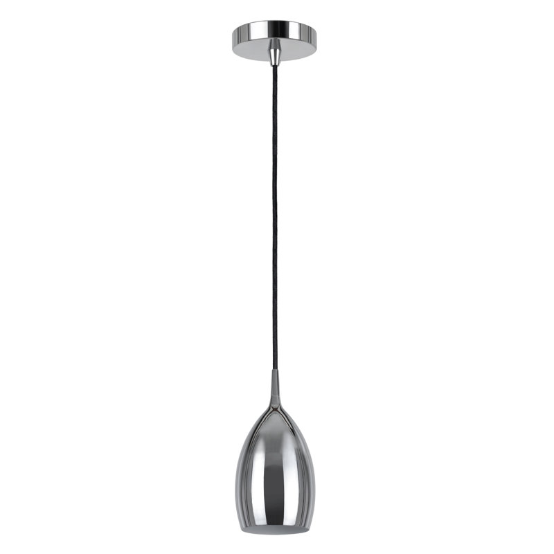 Hunedoara 1 - Light Single Pendant, Chrome