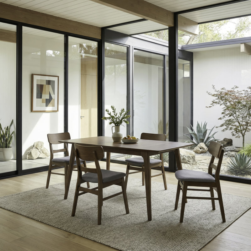 Didmarton Opt 4 Person Rectangular Leg Dining Table Set