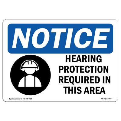 Hearing Protection Required Sign