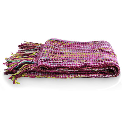 The Seema Hand Woven Throw Blanket