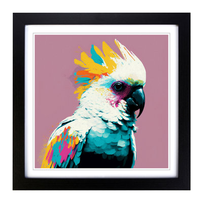 Cockatoo Pop Art - Framed Print