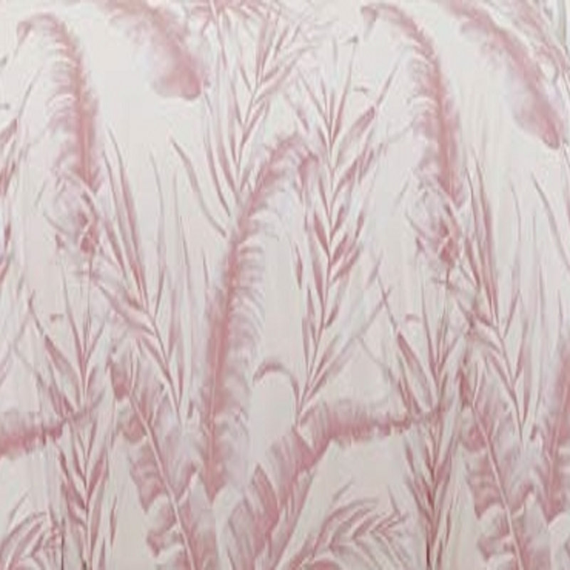 NightComfort Quinn Design Cotton Rich Duvet Cover Set with Pillowcase, Single - 1 Standard Pillowcase, Blush