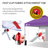 10 Ft. W x 10 Ft. D Steel Pop-Up Canopy Beach Tent with 1 Side Wall-108163944