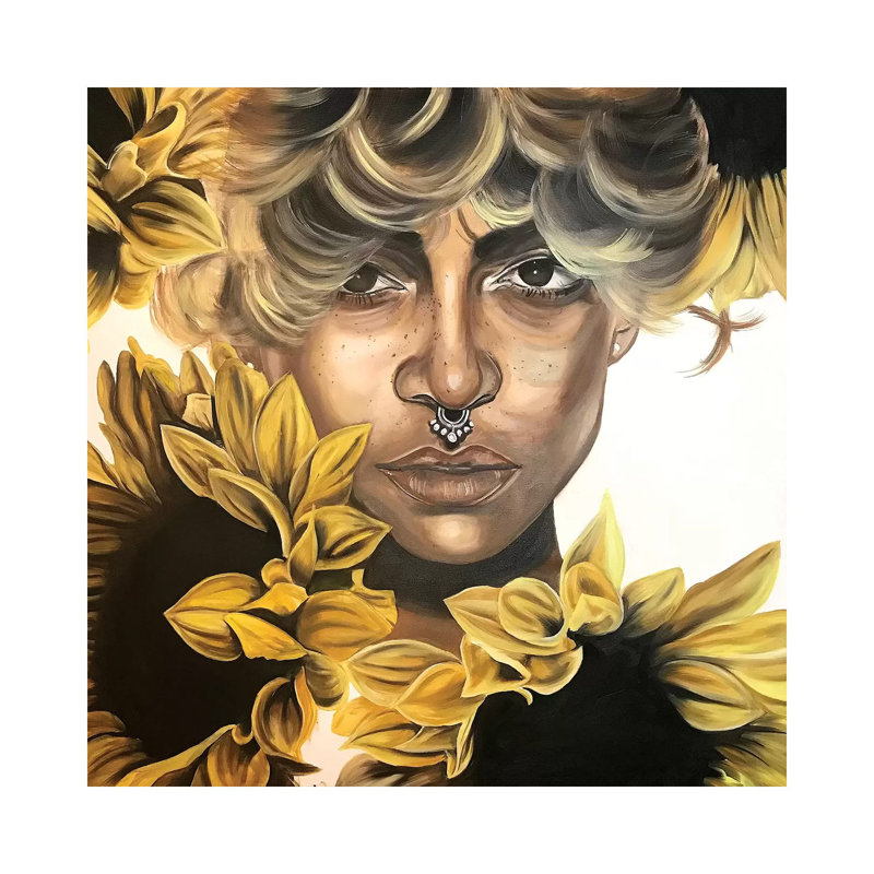 Logan Aves by Stina Aleah - Wrapped Canvas Painting, 30.48cm H x 30.48cm W x 1.91cm D