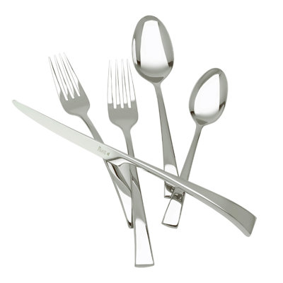 Bellasera 20 Piece Flatware Set Matted/Polished