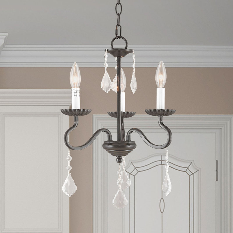 Doncaster 3 - Light Dimmable Classic / Traditional Chandelier, English Bronze
