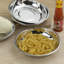 Assiettes plates rondes en acier inoxydable de 12 po Janushan