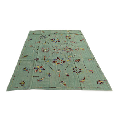 Tapis vert clair Nathanael