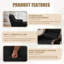 Fauteuil-lit rembourré en tissu-118377197