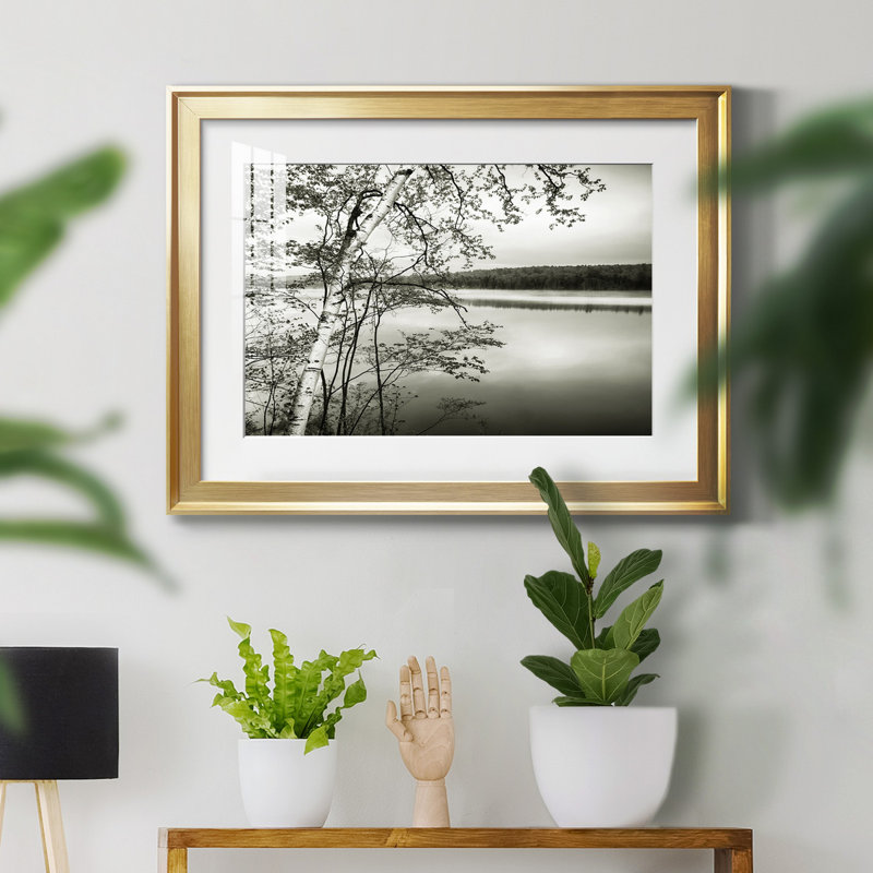 Adirondack Reflections, reproduction encadrée de qualité supérieure - prête à être accrochée, Or