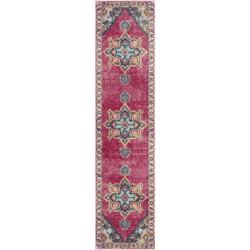 Siya Oriental Hand Woven Area Rug, Runner 61 x 244 cm
