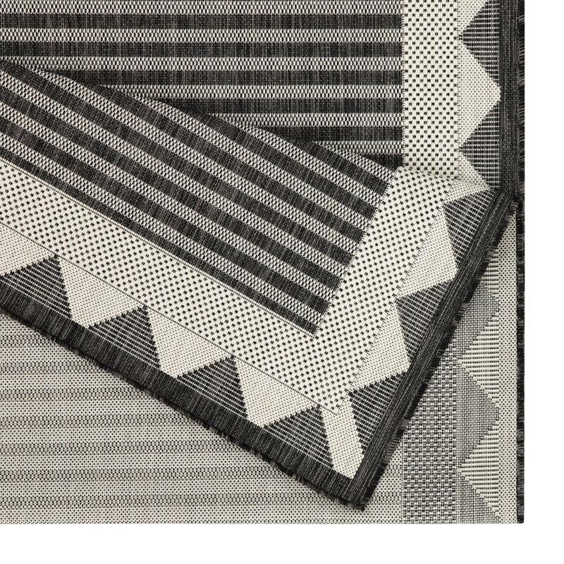 Sunshine Gchar2014 Anthracite Area Rug 5'3" X 7'3" - Indoor/outdoor, Stain , Polypropylene, Pet 5 Ft. 3 In. 7 Gchar2014, Stain-, Polypropylene
