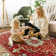 Fillender Large Oriental Floral Living Room Rug Washable Bedroom Rug Non-Slip Colorful Vintage Accent Floor Carpet For Home Decor