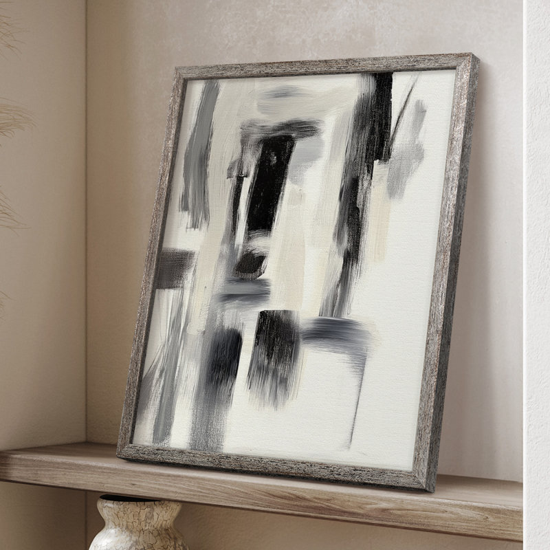 ABSTRACT Series DCCCIV Framed Print - Solid Wood, 11" H x 9" W