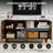 59.06" Sideboard Buffet Cabinet With Adjustable Shelves-308025037