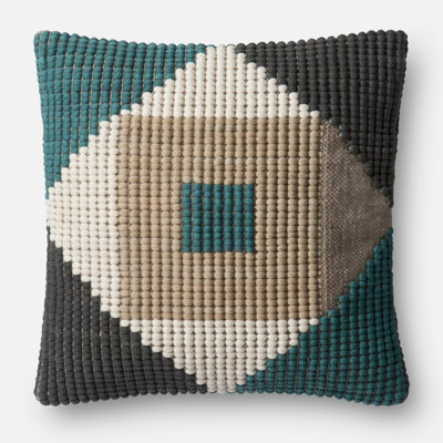  Housse de coussin d'intérieur / extérieur géométrique 18 po