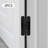 5.9" H x 2.51" W Pair Invisible Door Hinges