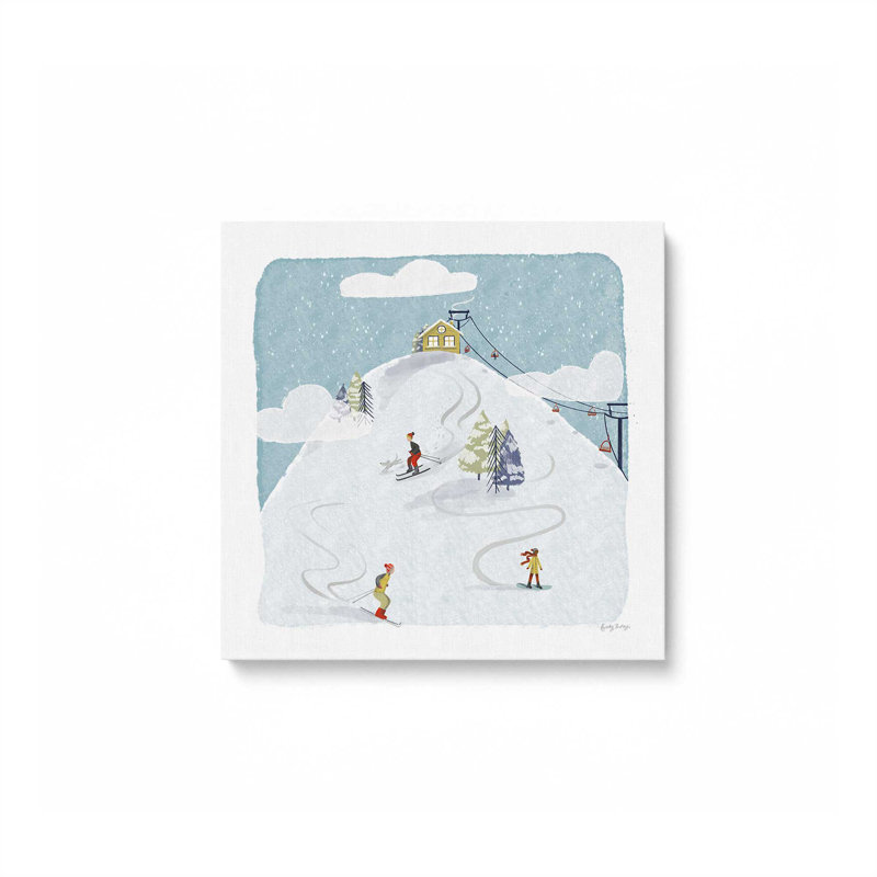 Winter Wintering Adventure, reproduction sur toile dans un cadre américain, Toile tendue, H 24 po x l 24 po x P 1,25 po