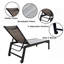Chaise longue sans accoudoirs en métal Trygve-88400232
