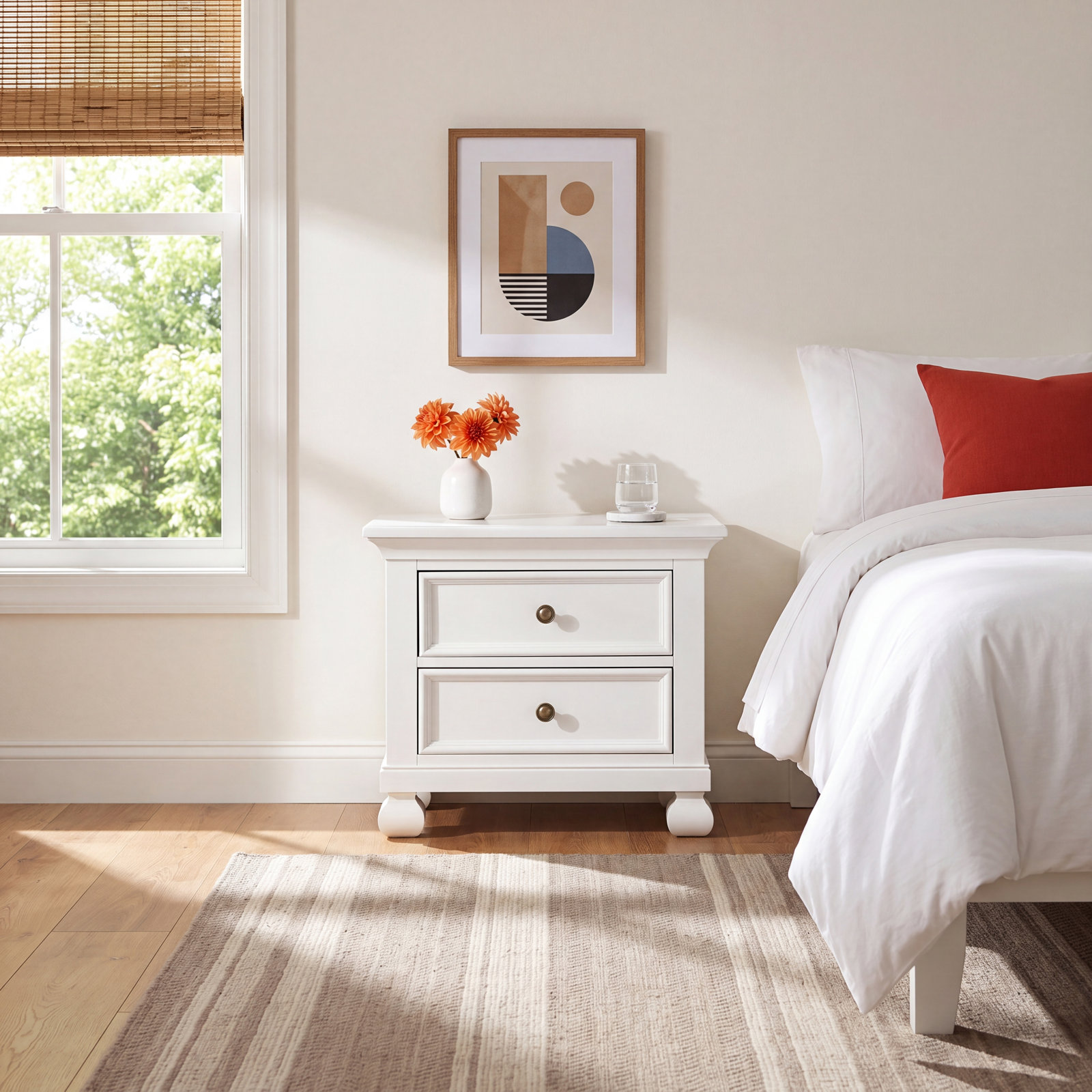 Solvang Nightstand, Nutmeg