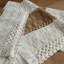 Ensemble de napperons en macramé beige et brun 6 pièces Boho Farmhouse
