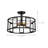Alliona Glass Semi Flush Mount