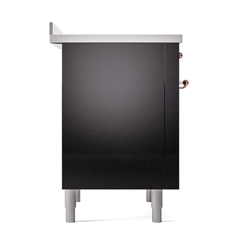 ILVE Nostalgie II Noblesse 36 in Induction Range, Glossy Black/Copper