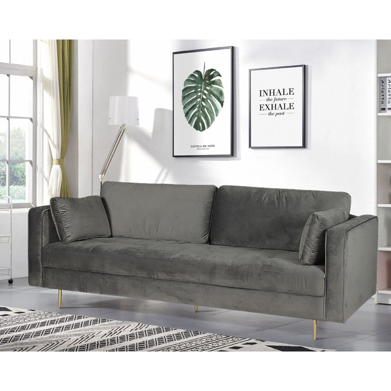 Athalia 2 Seater Loveseat, Grey