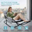 Single Steel Tube Rocking Chair, Technical Fabric-134086095
