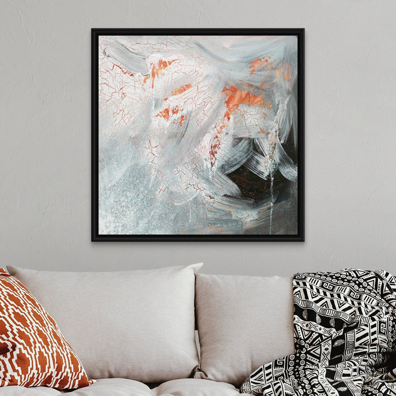 « Beyond the pâle » par Tyson Estes, reproduction d’art sur toile, H 38 po x l 38 po x P 1,75 po, Cadre flottant noir