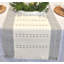 Chemin de table et napperons en coton tissé, chemin de table de salle à manger, foulard de commode style campagnard-410883549-414961814-410883550